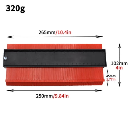 Multifunctional Curved Ruler Type Taking Device Copy Gauge Woodwork Stone Automotive Irregular Shape Measure Tool Contour Take D