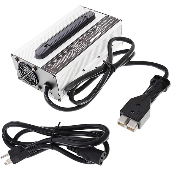 PET-U 36 Volt 15 Amp Battery Charger Replacement for EZGO Marathon Golf Cart SB50 Style Plug Handle