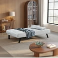 thumbnail image 3 of Serta Danbury Modern Twin Futon, Ivory Woven Fabric, 3 of 13