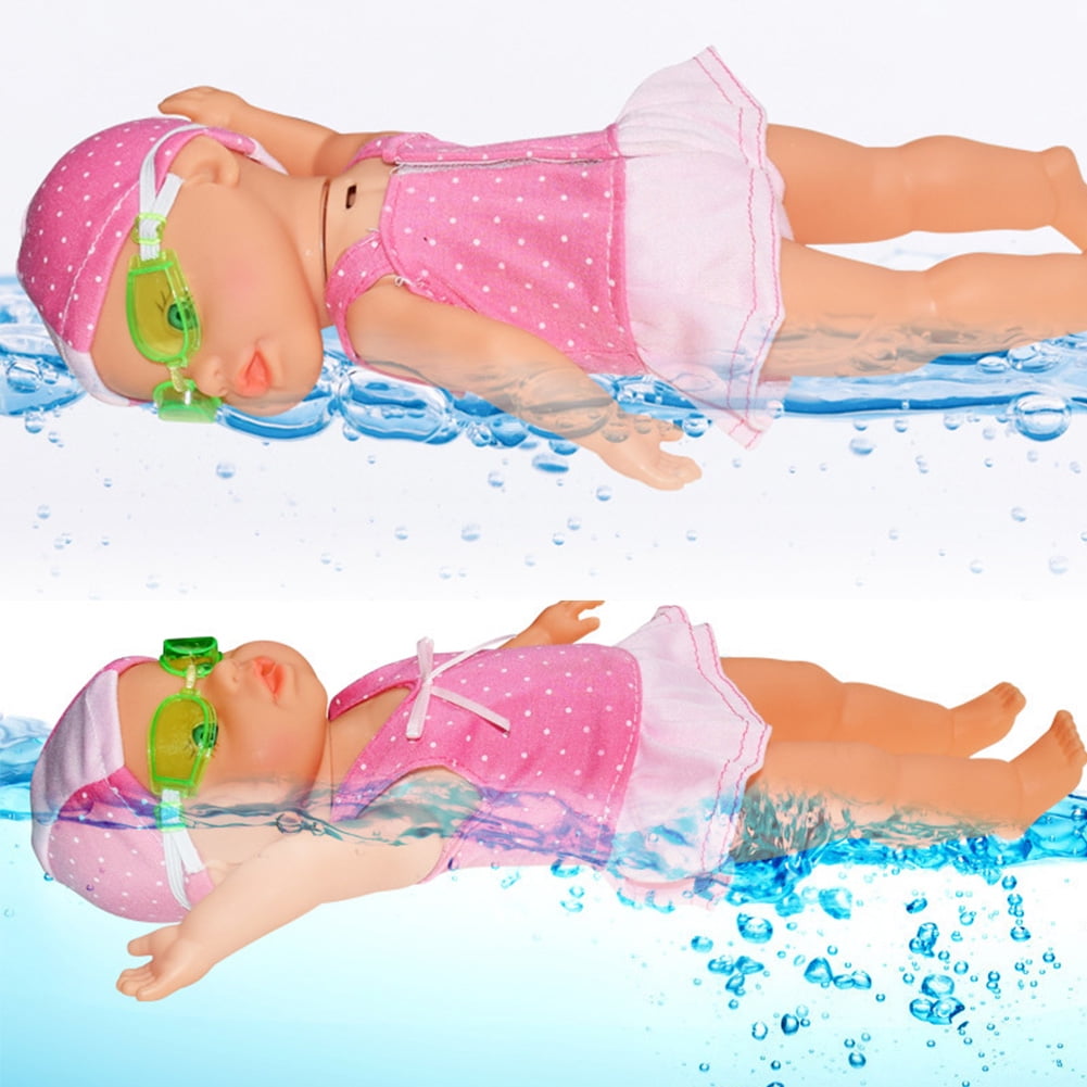Water Fun Swimming Doll -  Waterproof Reborn Swim Doll Electric Doll Can Swim Lifelike Baby Doll, Water Fun Toy Best Birthday Christmas Gift