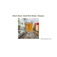 thumbnail image 2 of Classic Touch 14 K Rim Short Stem Crystal Clear Wine Glasses, 2 Set, 2 of 7