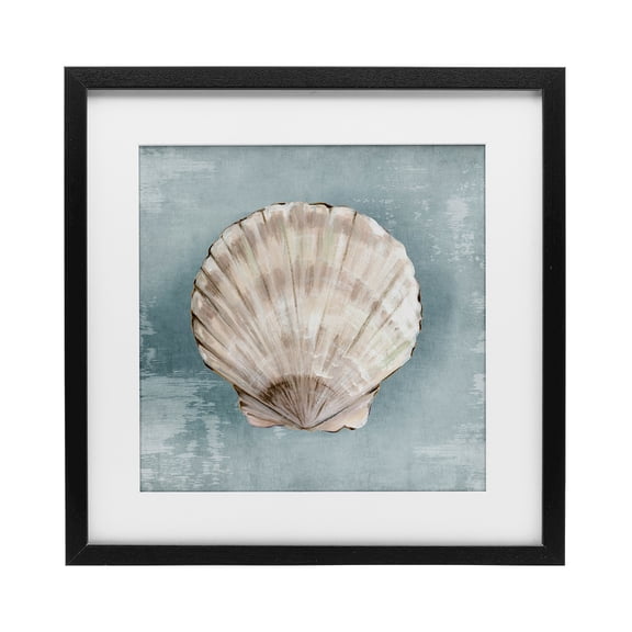 Stupell Industries Coastal Whispers Of The Shore Black Framed Print Under Glass, 13 x 13, by Eli Jones
