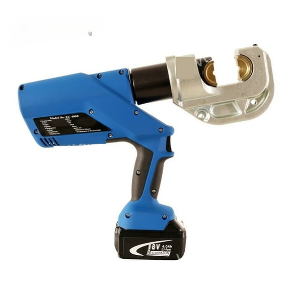Electric Hydraulic Clamp EZ-400 18V Lithium Battery Rechargeable Wire Crimper Cable Crimping Tool Portable Terminal ,Easy to Operate