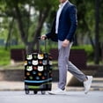 thumbnail image 3 of HELLHERO Cat Paw Print Design Anti Fade Luggage Cover for Kids, All Size Elastic Easy Washing Suitcase Guard, 3 of 7
