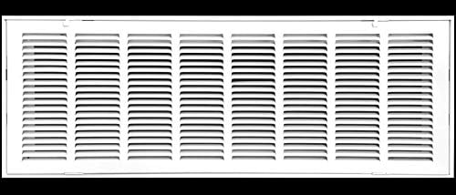 30" X 14 Steel Return Air Filter Grille for 1" Filter Fixed Hinged 
