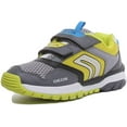 thumbnail image 6 of Geox J Tuono Infant's 2 Strap Hook And Loop Shoes In Grey Lime Size 8, 6 of 6