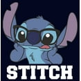 thumbnail image 2 of Men's Lilo & Stitch With Silly Black Glasses, Reading Time  Graphic Tee Navy Blue X Large, 2 of 5