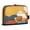 Cat is Playing with Yarn, variant on Pencil Bag with Magnetic Foldable Base Large Capacity Stand-Up Pencil Case Durable Nylon Pen Pouch Black Cat Seamless Pattern