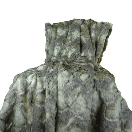 - HomeRoots Beddings,Plutus Faux Rabbit Fur Throw,Faux Rabbit Fur