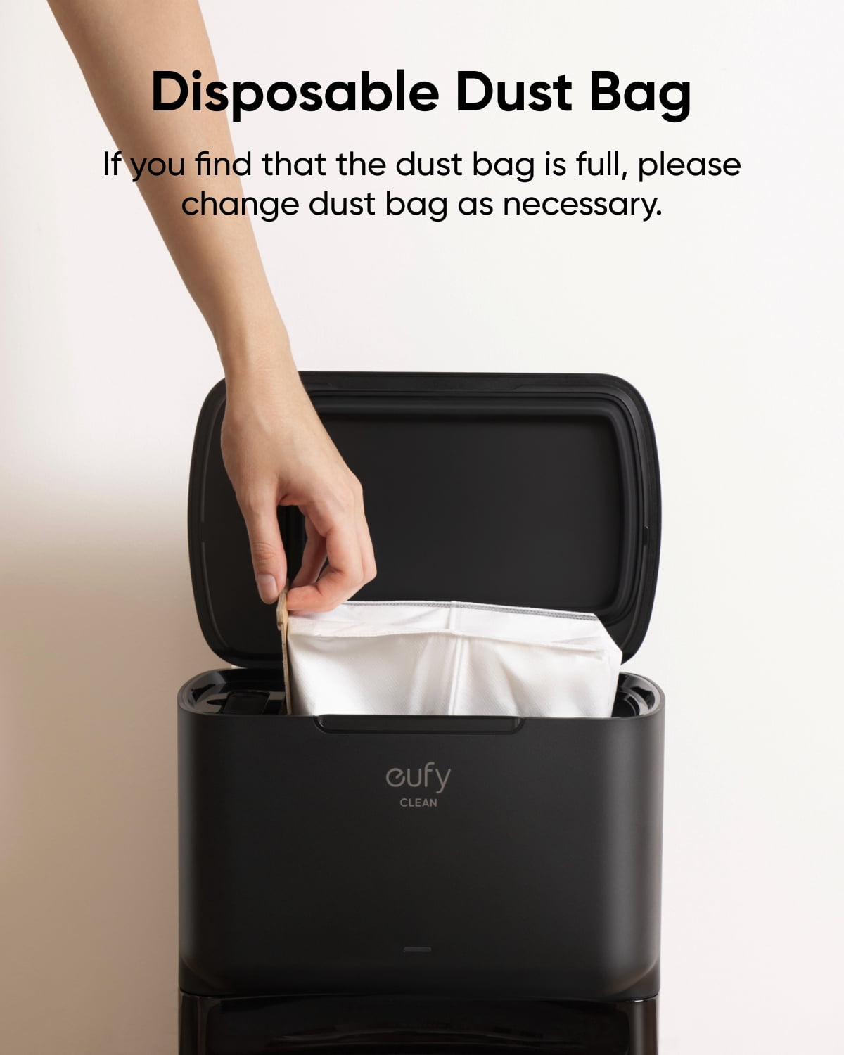 eufy Replacement Dust Bags for eufy L60/L50 Series with Self-Empty Station