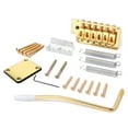 thumbnail image 3 of Guitar Bridge Decorative Multicolored Screws Handy Installation Metal Saddle Electric Plated Musical Equipment Neck Joint Plate Gold, 3 of 9