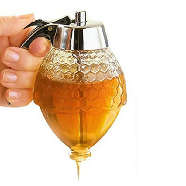 Honey Dispenser Kids Friendly, Syrup Dispenser, Shatter Proof, Bpa