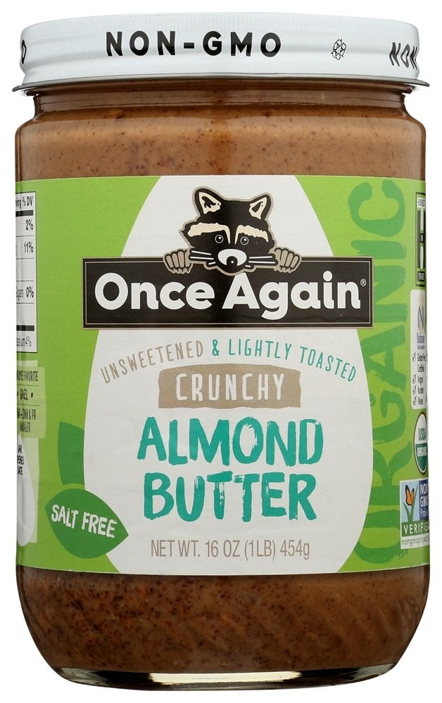 Once Again Organic Crunchy Almond Butter Unsweetened & Lightly