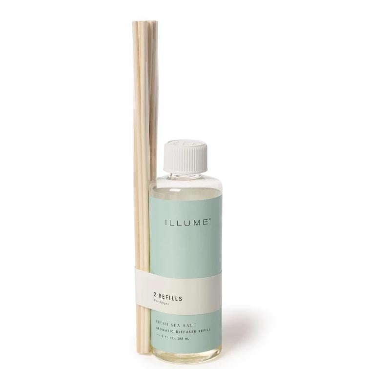Illume Reed Diffuser Refill 6 Oz. (1 bottle) Fresh Sea Salt