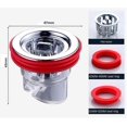 thumbnail image 2 of Anti-Odor Floor Drain Shower Core Floor Drain Plug Anti-Insect Anti-Odor Anti-Odor Hairpin Plug Kitchen Bathroom Toilet Sewer B, 2 of 5
