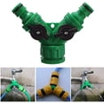 thumbnail image 5 of Séparateur de Tuyau de Jardin Adaptateur 2 Voies pour Robinet en Y avec Séparateur 1/2 et 3/4 Pouce Connecteur de Tuyau 2 Pcs, 5 of 5