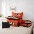 thumbnail image 4 of Erosebridal American Football City Bedding Sets King Size, Eat Sleep Comforter Sets with Sheets, Soccer Lover Reversible Bed Sheets Set, Ultra Soft Room Decor, 7pcs, 4 of 6