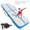 thumbnail image 1 of Fbsport Blue 4m/13ft 8in Thick Inflatable Air Track Tumbling Gymnastic Mat Floor Home Training W/ Pump, 1 of 6