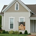 thumbnail image 6 of SKYSONIC Cute Golden Retriever Dog Double Side Print Garden House Sports Flag 12x18 in Polyester Decorative Flag Banner for Outside House Flowerpot, 6 of 7