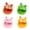 4PCS, variant on Wooden Clapper Castanets Musical Instrument Educational Percussion Rhythm Castanets Musical Clap Board for Kids Adults