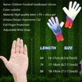thumbnail image 3 of Jokapy Youth Goalkeeper Gloves, Anti-Slip Soccer Goalie Gloves for Kids, Blue, 3 of 10