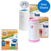 Munchkin Arm & Hammer Diaper Pail Bag Refills, Set of 30, Your Choice of Pail