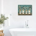 thumbnail image 4 of Farmhouse Cotton Bathroom Decor Wall Art Rustic Cotton Butterfly Pictures Wall Decor Relax Soak Unwind Bathroom Sign Canvas Painting Prints Artwork Home Decorations Framed for Bathroom Bedroom 16"x12", 4 of 6