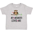 thumbnail image 3 of Inktastic My Memere Loves Me Grandchild Owl for Girl Girls Baby T-Shirt, 3 of 5
