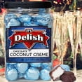 thumbnail image 6 of Gourmet Chocolate Coconut Cremes by It's Delish  40 OZ 2.5 LBS Jumbo Container  Fancy Individually Foil Wrapped Chocolates with Coconut Cream  Certified Kosher Parve, Gluten Free, Non-Dairy, 6 of 7