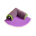 thumbnail image 4 of Cama Túnel de Peluche para Gatos Jinwen Túnel en Forma de Donut Con Pelota M Morado, 4 of 8