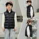 thumbnail image 1 of Chaleco de plumón para niños de otoño e invierno, ligero, mediano y grande, con cuello alto, para bebés, niños y niñas, chaleco de estilo occidental, 1 of 4
