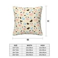 thumbnail image 2 of Throw Pillow Covers, cute cow_A Soft Square Pillow Cases with Invisible Zipper for Couch Bed Sofa, Farmhouse Fall Home Decor 18"x18", 2 of 7