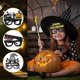 thumbnail image 2 of 1 par de gafas de Halloween con forma creativa, de plástico ecológico, decorativas, con temática de Halloween, para cosplay, suministros para fiestas_ahf,K, 2 of 5