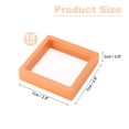 thumbnail image 2 of Uxcell 15 Pcs Caja de almacenamiento para uñas postizas, caja organizadora para exhibición de uñas, suministros de almacenamiento para el hogar, naranja, 2 of 6