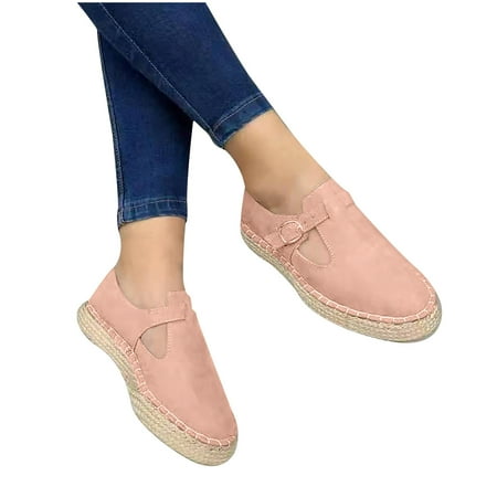 

Women s Solid Sandals Casual Boho Flat Round Toe Sandals
