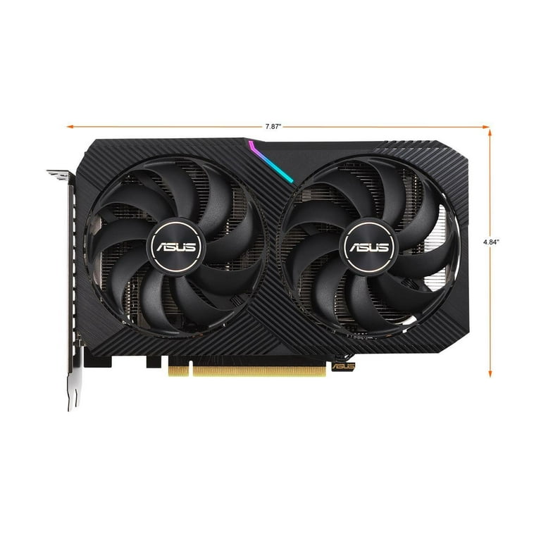 ASUS Dual GeForce RTX 3060 12GB GDDR6 PCI Express 4.0 Video Card  DUAL-RTX3060-O12G-V2