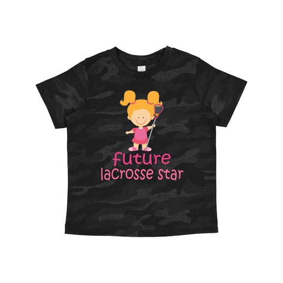 Inktastic Future Lacrosse Star Girl Girls Toddler T-Shirt