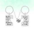 thumbnail image 2 of 3PCS Hanging Keychains Father's Day Gift Key Holder Necklace Pendant Alloy Key Rings Craft Ornaments (2PCS Keychains, 1PC Necklace), 2 of 9