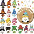 thumbnail image 1 of Yhmxh Home Decor Interchangeable Wooden Decorations For Festivals Christmas And Halloween Wooden Decorations Welcome Home Decorations Spring Decor, 1 of 1