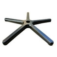 thumbnail image 3 of Remplacements de Base de Chaise de Bureau Accessoires 70 cm Alliage d'Aluminium Professionnel Robuste Sans Roulette pour Chaise de Jeu Pièce Inférieure Universelle Noir, 3 of 8