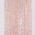thumbnail image 5 of Balsa Circle 2 Blush Panels 8 x 2 feet Sequin Drapery Backdrop Curtains with Rod Pockets Wedding Party Photobooth Ceremony Event, 5 of 8