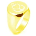 thumbnail image 1 of Sterling Silver Nautical Heart Anchor Engraved Round Flat Top Polished Ring, 1 of 1