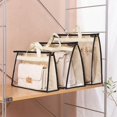 thumbnail image 4 of 8x bolso de mano transparente transpirable para mujer, bolsa de almacenamiento con cubierta antipolvo, Compatible con Protector a prueba de humedad y polvo Tr, 4 of 5