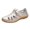 Gold, variant on NOKIO Women's H𝗈𝗈k and L𝗈𝗈p Sandals Hollow Out F𝗅a𝗍s Slippers Breathable Closea Toe Shoes Comfortable Soft Sole L𝗈afers Summer B𝗈h𝗈 Beac𝗁 Slides