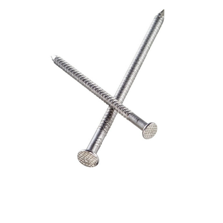 Simpson Strong-Tie 8D 2-1/2 in. Deck Stainless Steel Nail Round Head 1 lb Simpson Strong-Tie 8D 2-1/2 in. Deck Stainless Steel Nail Round Head 1 lb