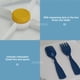 thumbnail image 5 of Aparatos de cocina, accesorios de cocina, fiambrera apilable con ensaladera grande, bandeja bento de 4 compartimentos, recipiente para salsas y tenedor reutilizable integrado., 5 of 8