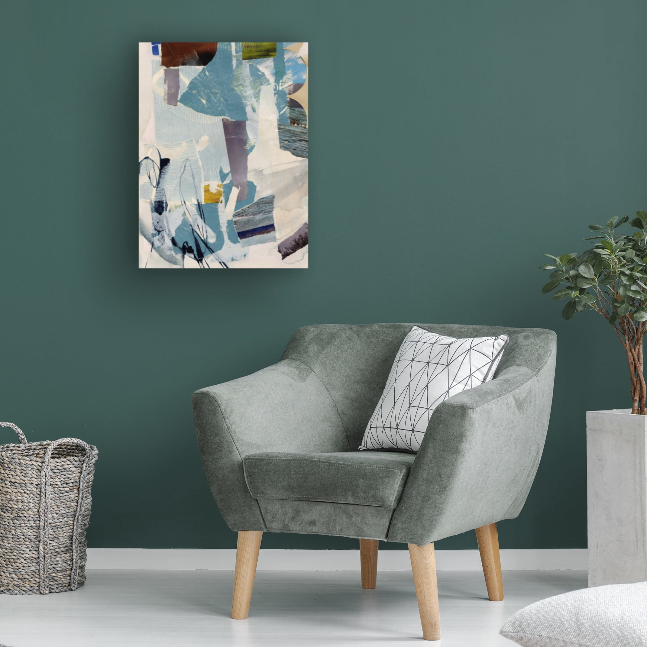 Trademark Fine Art Victoria Barnes Cache Collage I Canvas Wall Art