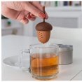 thumbnail image 2 of Mini infusor de té de bellota Imagen de color Ardilla de silicona Forma de bellota Bola de té suelta Piñones Bolsa de té Colador Herramientas a base de hierbas, 2 of 5