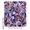 Purple, variant on Green Leaves Bathroom Shower Curtains with 12 Hooks Polyester Waterproof Shower Curtain for Stalls and Bathtubs Stained Glass Chic Botanical Branches Decorative Bathroom Privacy Curtain 36x78 Inches