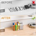 thumbnail image 6 of Magnetic Pen Holder Clear plastic Dry Erase Marker Holder Magnetic Whiteboard Marker Holder Magnetic Marker Holder Wall Mount Whiteboard Marker Organizer Classroom Supplies,BX2, 6 of 7